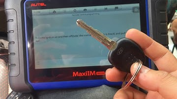 Program remote SantaFe 2009 by AUTEL MaxiIM IM508 and KEYDIY