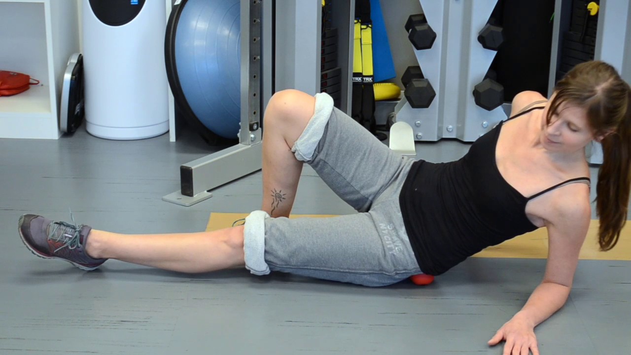 Hip Rotator Gluteus Medius Ball Release Segment 4 YouTube