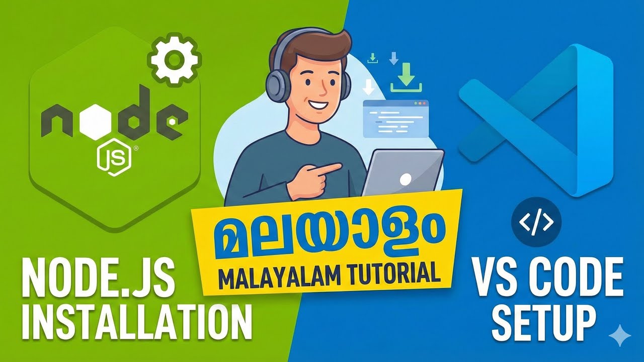 How to Install Node.js & VS Code | JavaScript Setup Tutorial in ...