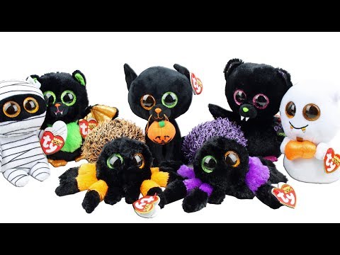 ty-beanie-boos-halloween-2017-haul-unboxing-toy-review-ty-beanie-boo's-plush