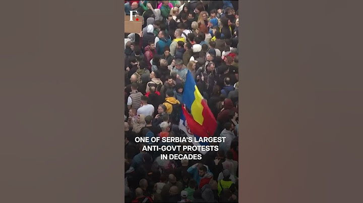 Over 100,000 Rally in One of Serbia's Biggest Anti-Government Protests |Subscribe to Firstpost |N18G