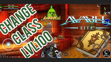 Avabel Lite - How to change class after reach lvl100+