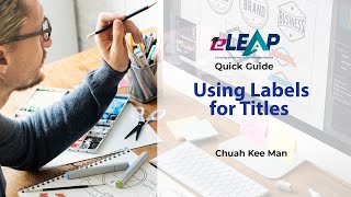 #Moodle eLEAP Guide for Beginners: Using Labels for Titles