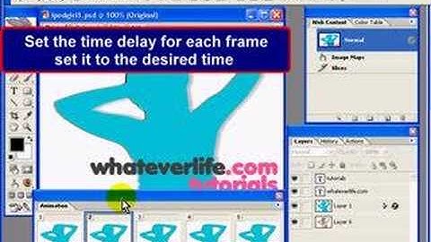 i-Pod commercial silhouette effect! - Part 2 (animated)