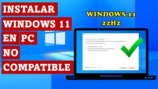 ✅💻 Cómo INSTALAR WINDOWS 11 en PC no compatible   SIN TPM y SIN Secure Boot