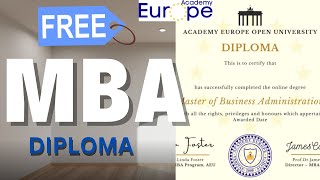 FREE MBA Degree for everyone