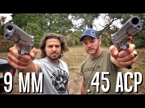Фаны 9 мм против фанов .45 ACP | Разрушительное ранчо | Перевод Zёбры