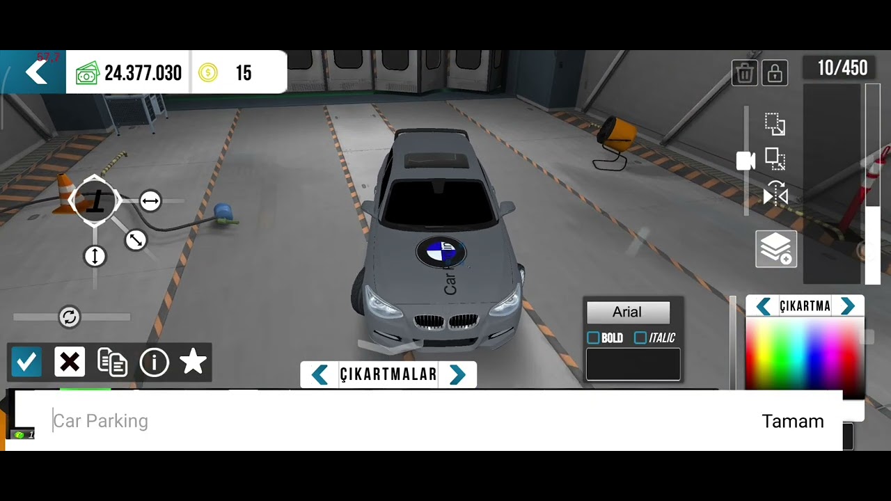 Car Parking HD logo BMW yapimi