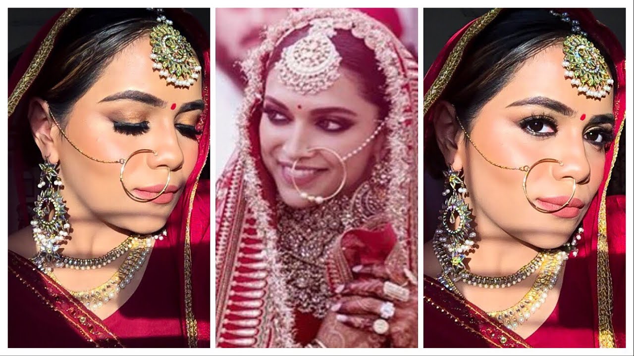 DEEPIKA PADUKONE WEDDING INSPIRED MAKEUP LOOK🔥