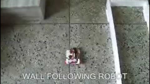 Wall Following Robot - Electronics Hobby Projects Video