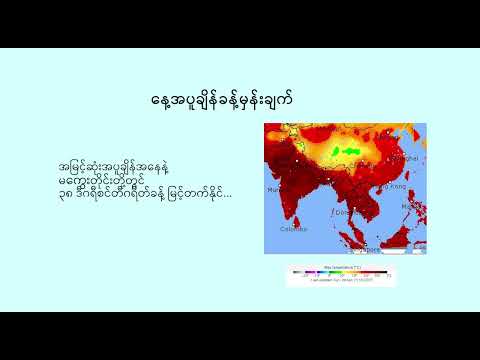 နေ့စဉ် မိုးလေဝသ ခန့်မှန်းချက် - DVB Weather (၂၉ ရက် မေလ  ၂၀၂၄ ညနေပိုင်း)