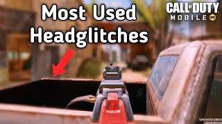 Most Used Headglitches in COD Mobile !