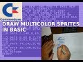 How to make MultiColor Sprites on Commodore 64 in Basic Old School Way