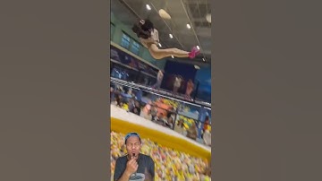 Thumbnail of main trampolin  rok nya ke angkat #love #trampoline #sports #trampolinpark