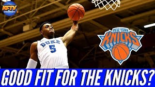 How Would Rj Barrett Fit With The New York Knicks? Tommy Beer Interview Knicksfantv