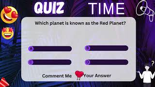 Quiz Time Solve If You Can