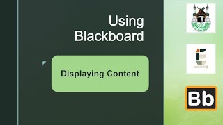 Video 12: Displaying Content in Blackboard Collaborate screenshot 2