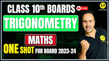 Trigonometry One Shot Live | Class 10 Maths Complete NCERT Revision By Ushank Sir Science and Fun