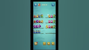 Bird Sort Puzzle_Level 55 #puzzle_daddy