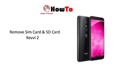 #HowTo - Remove the SIM/SD card from the Revvl 2 by T-Mobile