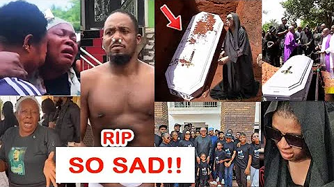 Watch FULL VIDEO of How Jnr Pope's Wife & Nollywood Celebrities Cr!ed Uncontrollably At His Burial