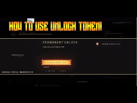 How To Use Permanent Unlock Tokens In Black Ops 4 Youtube