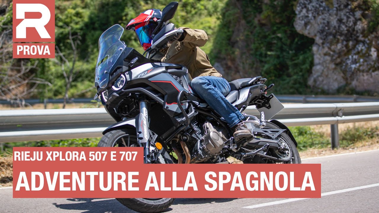 Rieju Xplora 557 e 707 - prova - in sella alle Adventure Spagnole che sotto sotto...