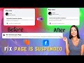 How To Fix Facebook Suspended Page 2026 Recover We Suspended Your Page How To Fix Facebook Suspended Page 2026 Recover We Suspended Your Page