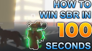 [YBA] How to Win SBR: IN 100 SECONDS