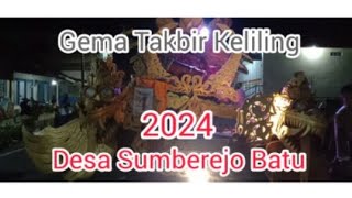 Live Gema Takbir Desa Sumberjo Batu 2024