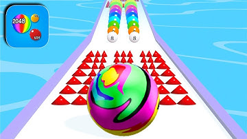 Ball Run 2048 - Gameplay Walkthrough Part 1 Tutorial Levels 471-475 (iOS, Android)