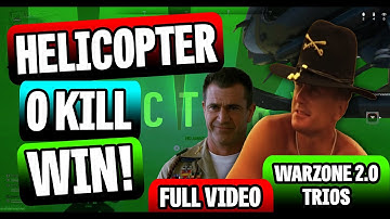 Helicopter Zero Kill Win | Unlimited Revive Pistol Glitch in WARZONE 2.0! | Full Video