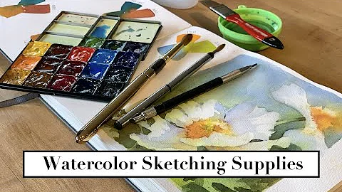 Watercolor Sketching Supplies, Compact and Light