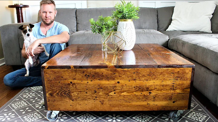 Modern Farmhouse Coffee Table - Easy DIY Project