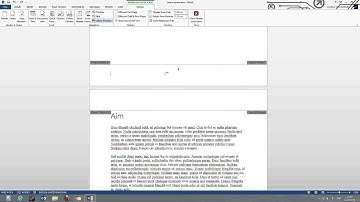 Page numbers starting from a specific page in Word 2013 tutorial for beginners