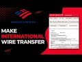 How to do international wire transfer on bank of america  2023