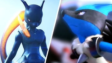 Mewtwo vs Lucario - Pokken Tournament Gameplay, Pokemon Characters: MewTwo (Pokemon Game)