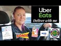UBER EATS Deliver with me! Step-by-Step (Total Earnings) Sara Elizabeth