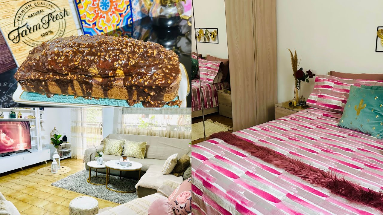 روتين تحفيزي 🫶 عديت معاكم نهاري كامل من صباحو ☀️ كيفاش نضم وقتي بين الخدمة و الدار ✅ كيكة شكلاطة