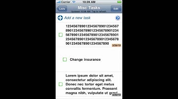 GeeTasks - changing font size and cell height.