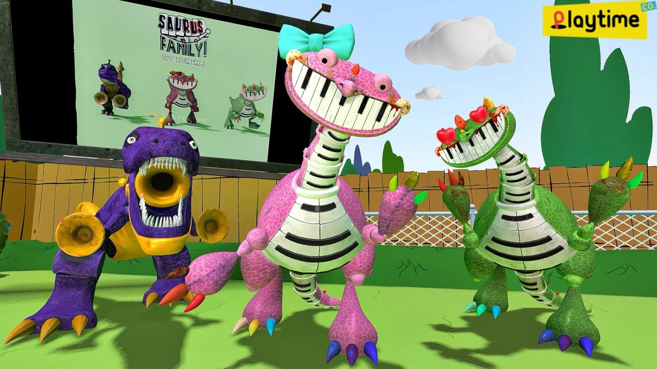 LLEVO A PIANOSAURIO A CONOCER A PIANOSAURITA DE POPPY PLAYTIME 5