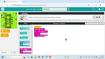 Lesson 16 IfElse with Bee 6  Express Course  code org  #Coding #Gmaing #Website