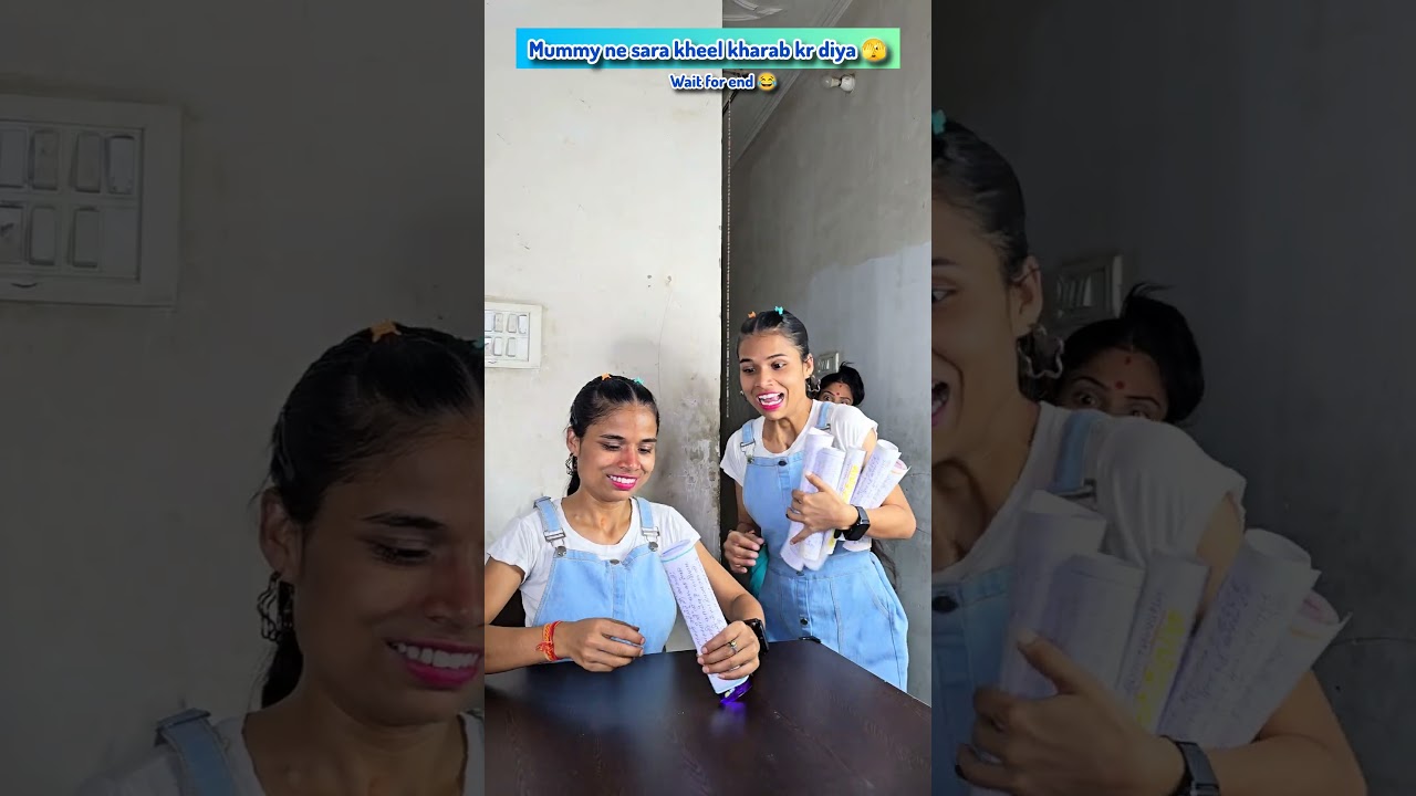 Twins ka Golmaal again 🤣🤣 #trending #funwithpreeti #twins #motherdaughter #comedy #ytshorts