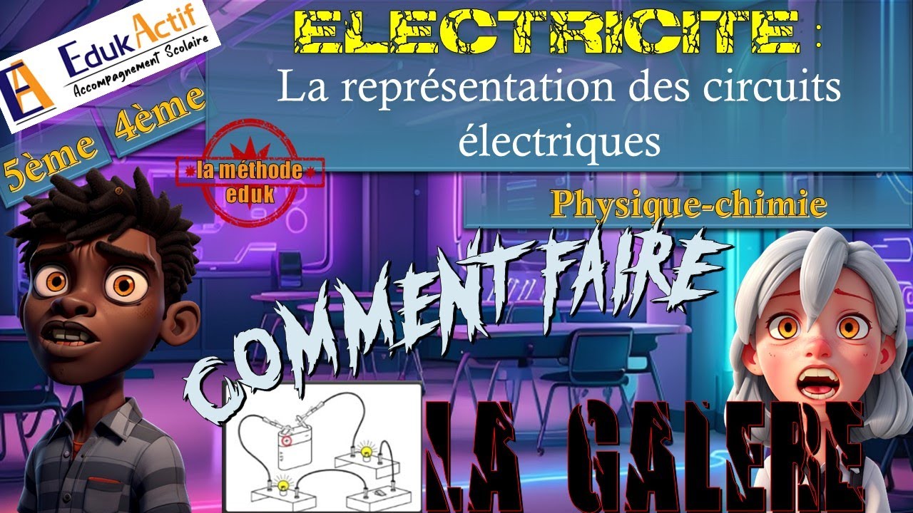 5ème/4ème :Électricité: Représenter un schéma électrique à l'aide des