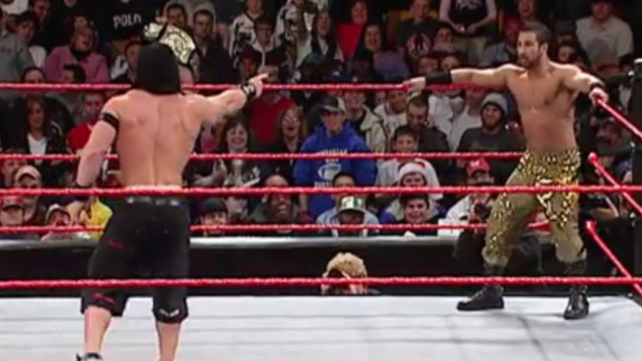 You Can T See Me Match John Cena Vs Daivari Raw December 12 05 Youtube