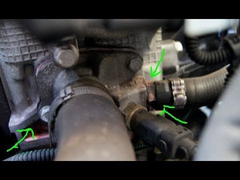 Fiat panda 1,2 69 PS thermostat change YouTube