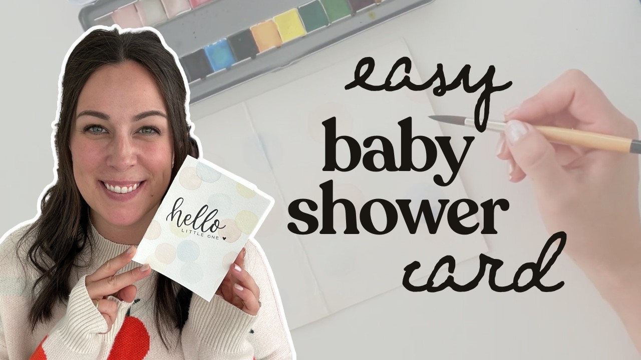 Cute DIY Baby Shower Card