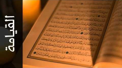 سورة القيامة عبدالبارئ محمد - Surah Al-Qiyaama Abdulbari Mohammad - المصحف المعلم -