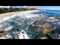 Surfing On Rocks POV Full Experience