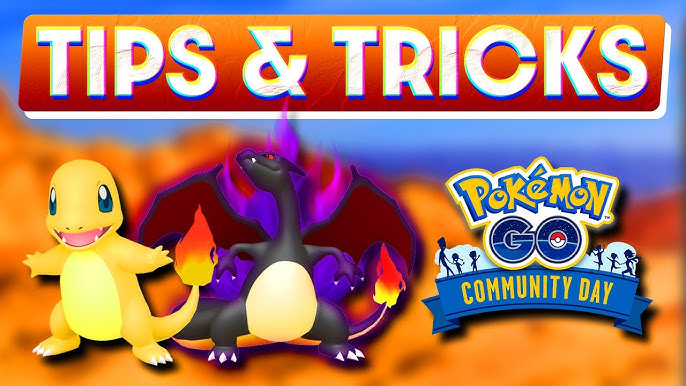 POKÉMON GO - DIA DA COMUNIDADE! EVOLUINDO CHARMANDER SHINY! CHARIZARD PRETO!  